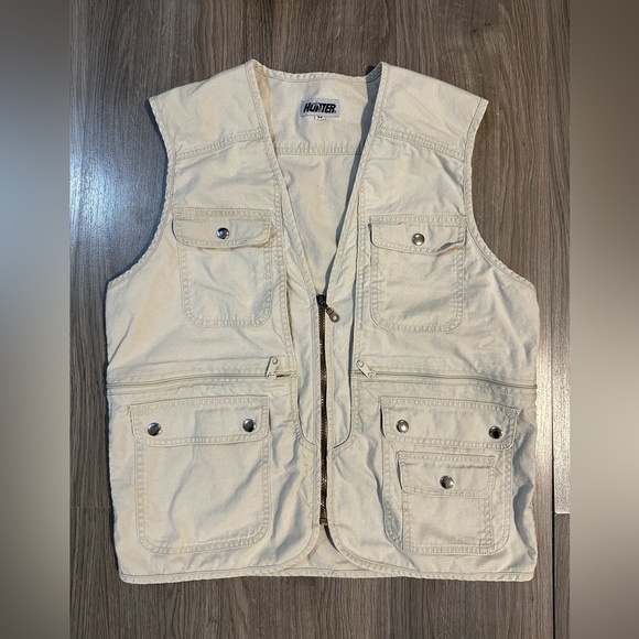 Vintage Work Wear Mens Vest Hunting Fishing Vest - Picture 1 of 5